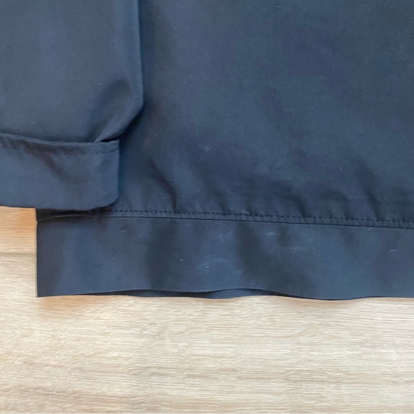 Gap Jacket X-Large Lightweight Black Full Zip Nylon Coat Y2K Workwear Style - Picture 3 of 4